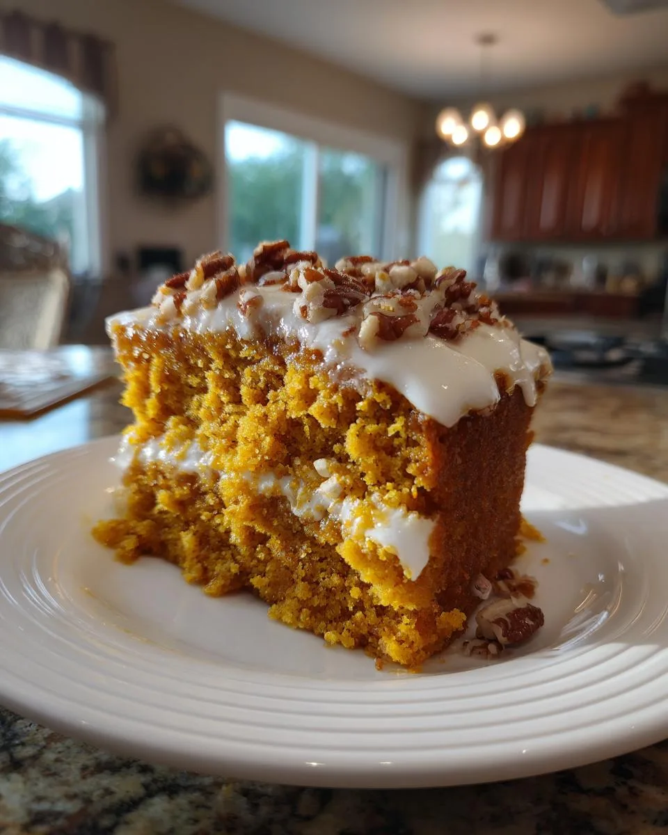 Crockpot Pumpkin Cake - detail 3
