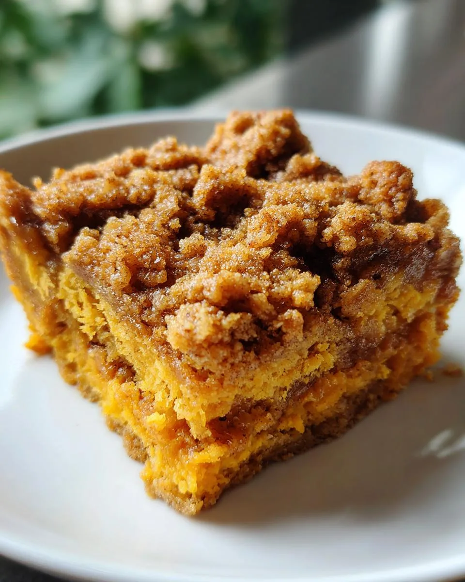 Crockpot Pumpkin Crumble Cake - detail 3