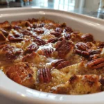 Crockpot Pumpkin French Toast Casserole