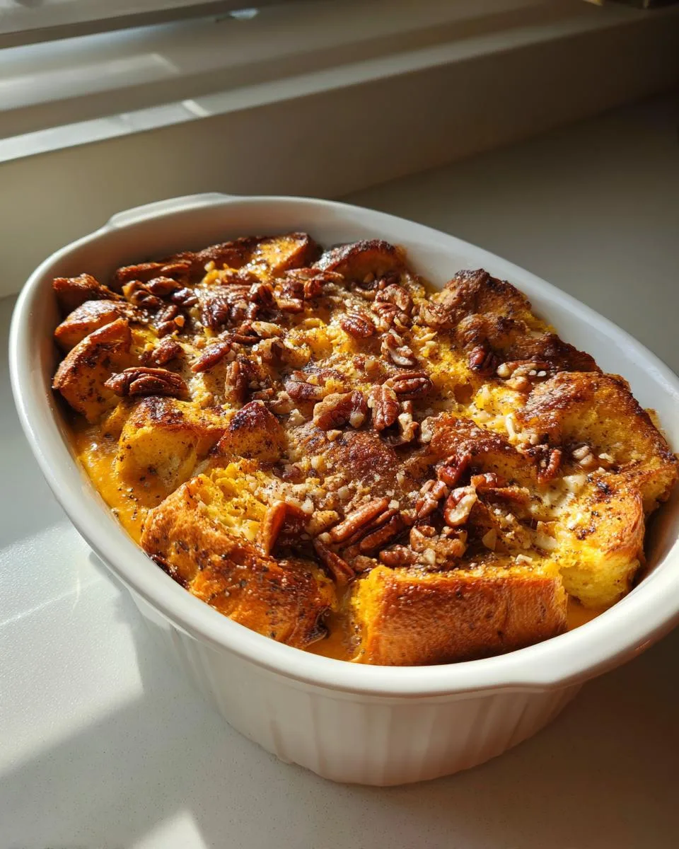 Crockpot Pumpkin French Toast Casserole - detail 2
