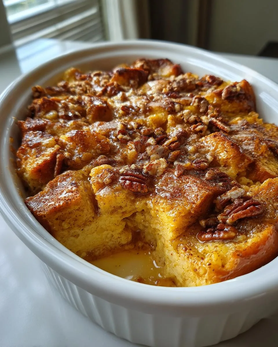 Crockpot Pumpkin French Toast Casserole - detail 3