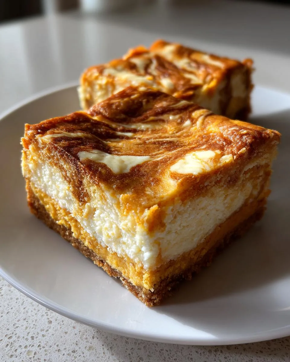 Amazing Crockpot Pumpkin Swirl Cheesecake Bars Recipe 6 Crockpot Pumpkin Swirl Cheesecake Bars - detail 1