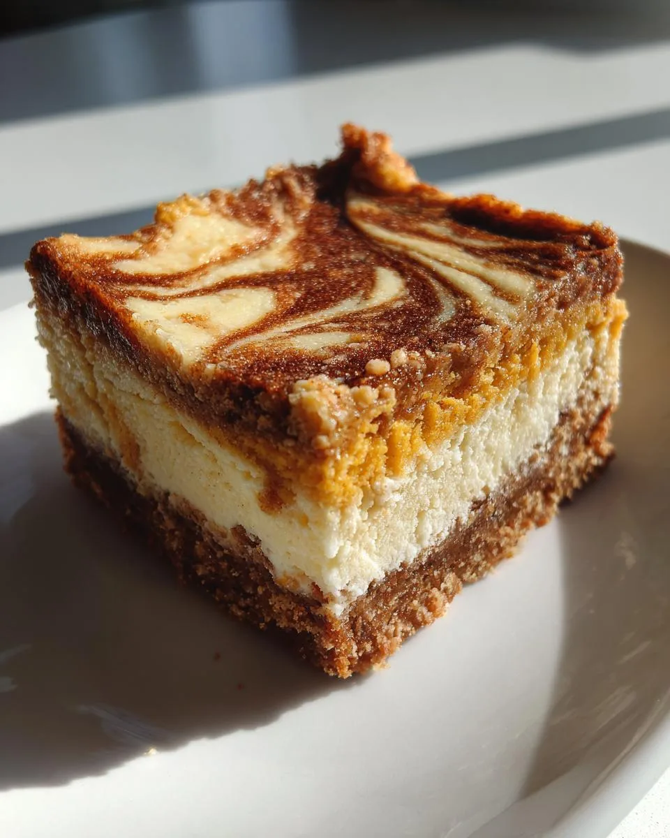 Amazing Crockpot Pumpkin Swirl Cheesecake Bars Recipe 7 Crockpot Pumpkin Swirl Cheesecake Bars - detail 2