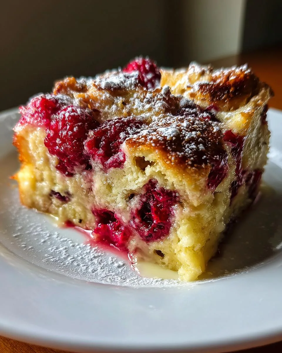 "Divine 4-Ingredient Crockpot Raspberry Bread Pudding Everyone Craves" 7 Crockpot Raspberry Bread Pudding - detail 3