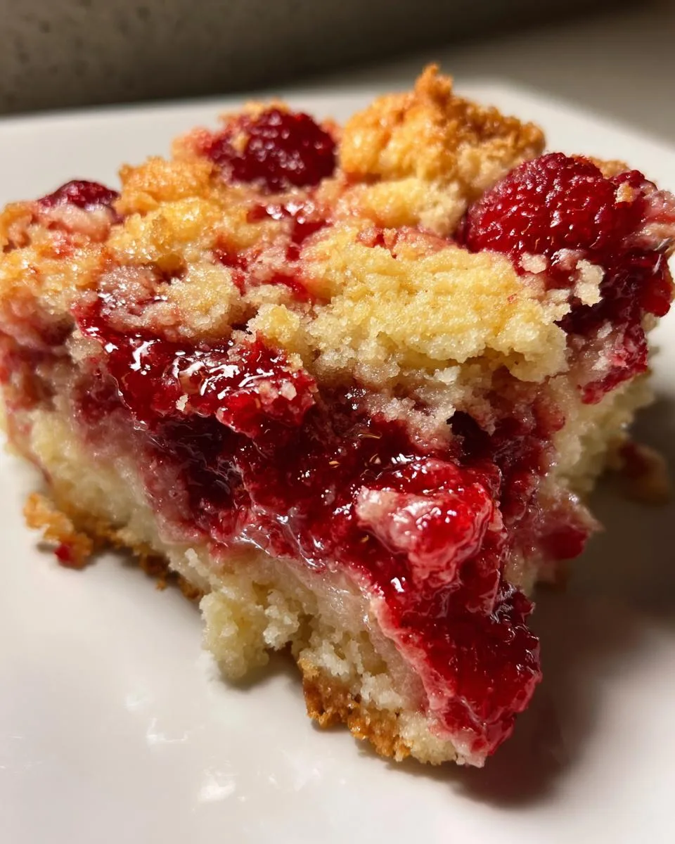 Crockpot Raspberry Dump Cake - detail 3