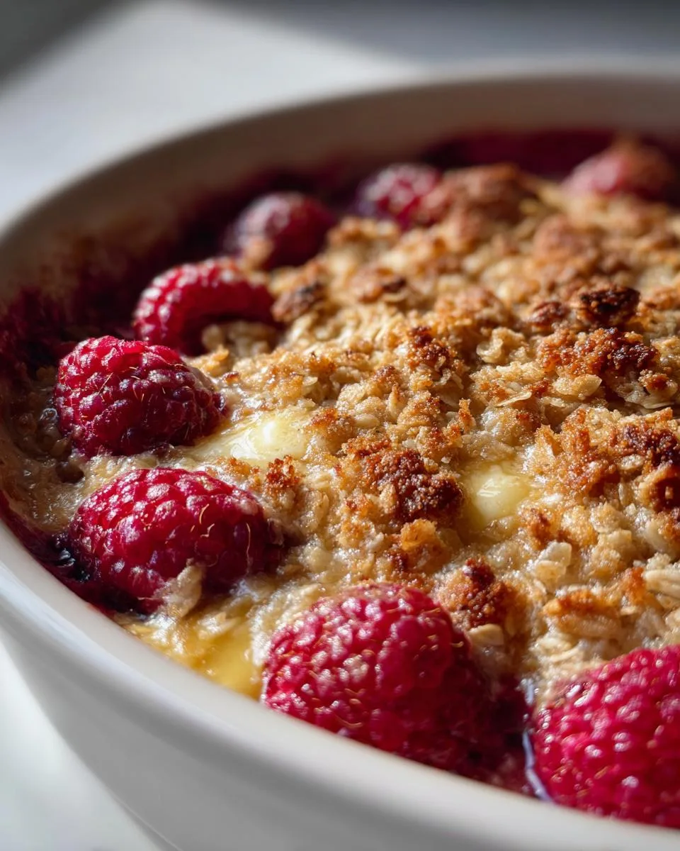 Crockpot Raspberry Oatmeal Crisp: 4 Easy Steps to Heaven 5 Crockpot Raspberry Oatmeal Crisp - detail 1