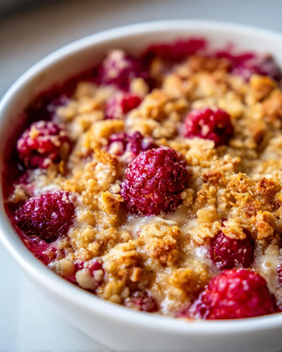 Crockpot Raspberry Oatmeal Crisp: 4 Easy Steps to Heaven 6 Crockpot Raspberry Oatmeal Crisp - detail 2