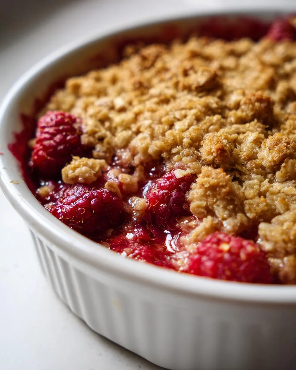 Crockpot Raspberry Oatmeal Crisp: 4 Easy Steps to Heaven 7 Crockpot Raspberry Oatmeal Crisp - detail 3