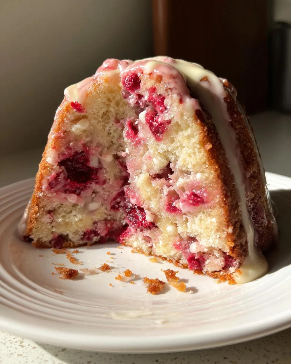 Irresistible Crockpot Raspberry White Chocolate Cake in 2 Hours 8 Crockpot Raspberry and White Chocolate Cake - detail 3