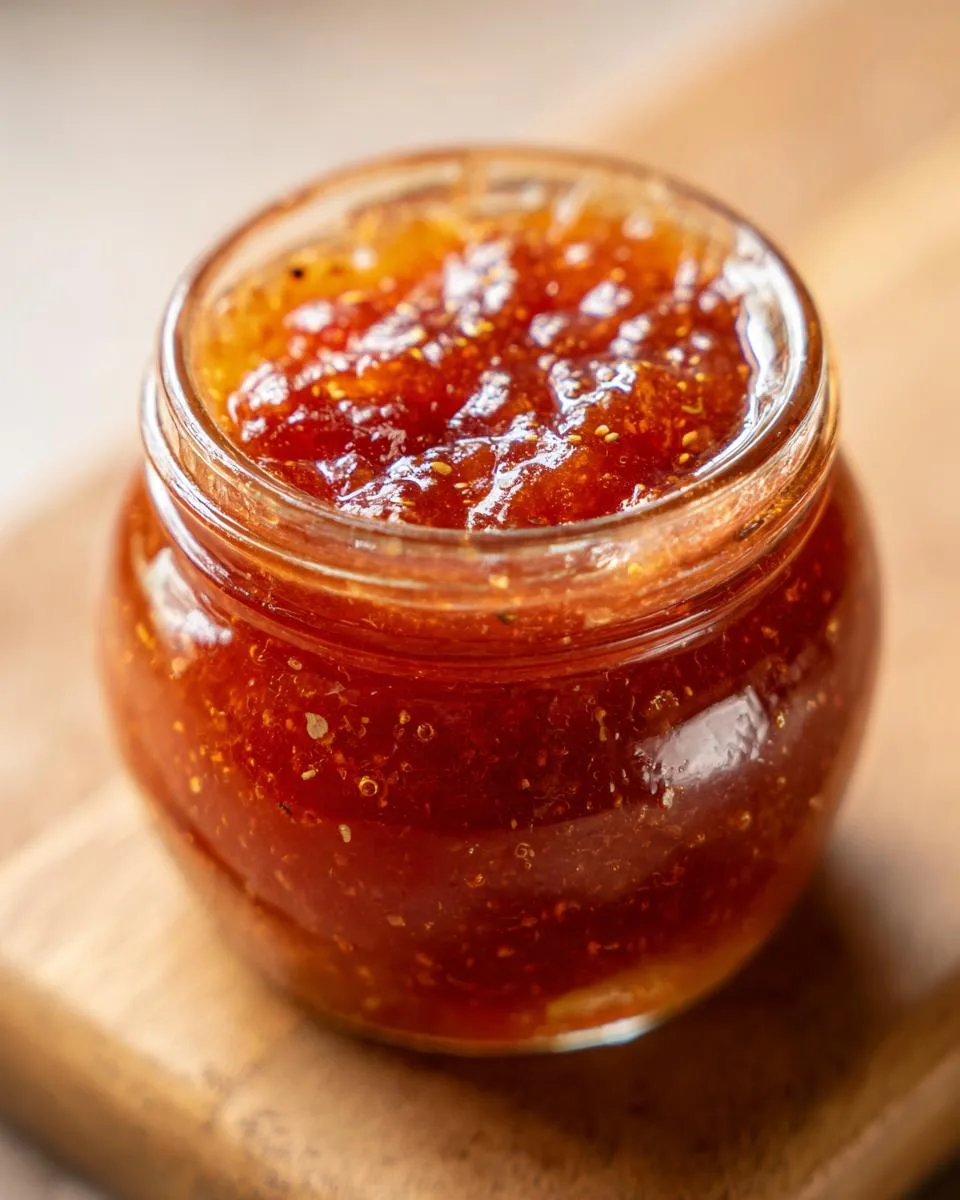 Crockpot Spiced Peach Jam - detail 2