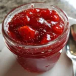 Crockpot Strawberry Sauce for Ice Cream or Pancakes