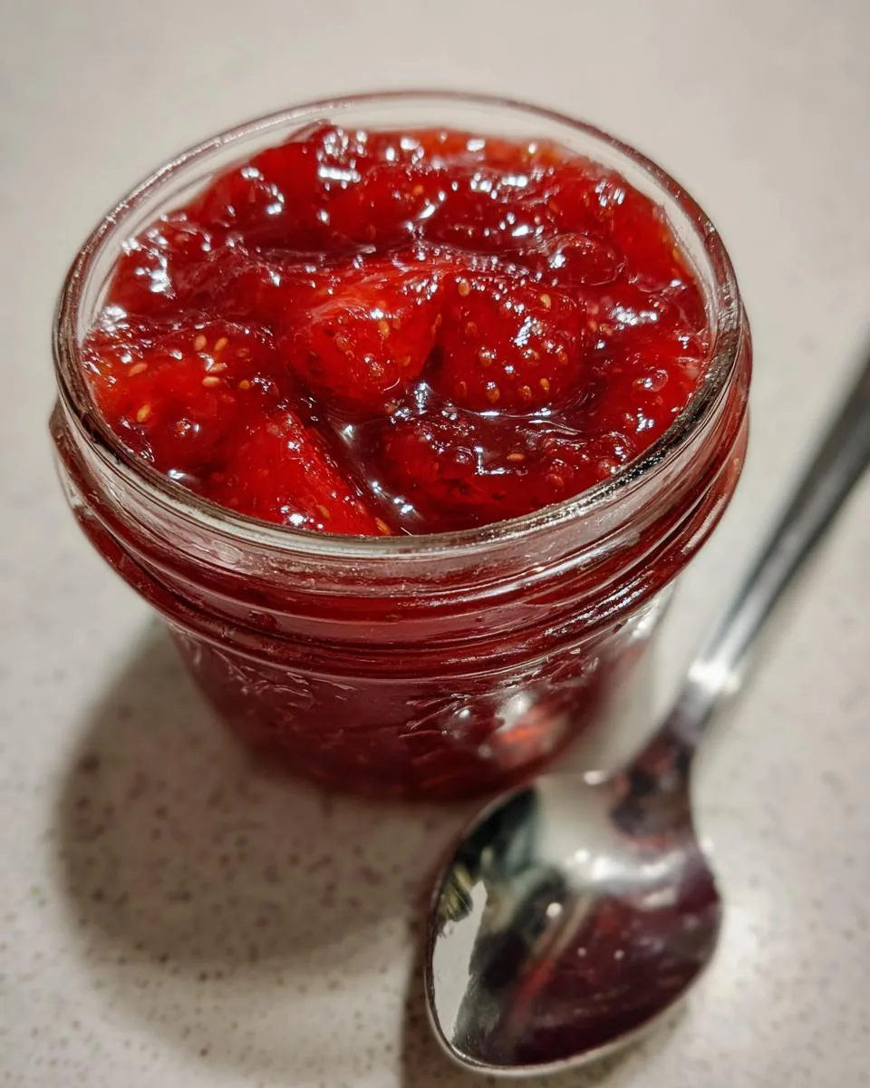 Crockpot Strawberry Sauce for Ice Cream or Pancakes - detail 4