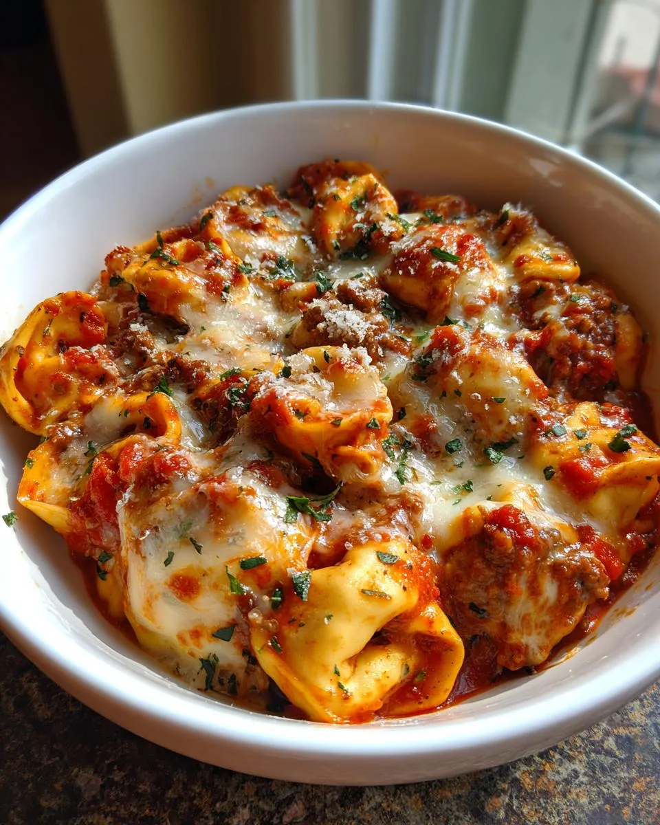 Easy 3-Step Crockpot Cheesy Sausage Tortellini Heaven 7 Crockpot cheesy sausage tortellini - detail 2