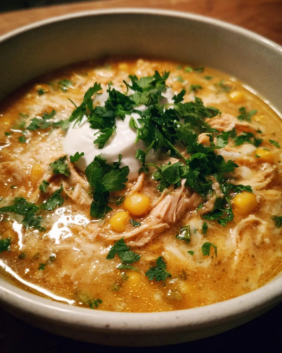 Creamy 4-Ingredient Crockpot White Chicken Chili Magic 9 Easiest Crockpot White Chicken Chili with Cream Cheese - detail 4
