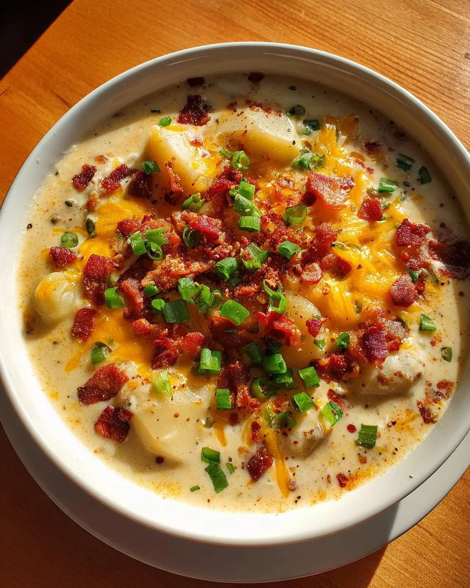 Easy Baked Potato Soup - detail 2