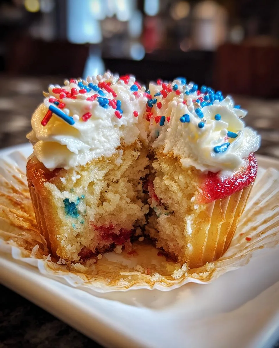 Firecracker Cupcakes for the Fourth of July - detail 4