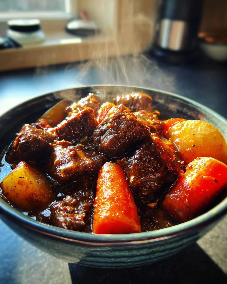 Ultimate Honey Balsamic Slow Cooker Beef Stew Recipe 6 Honey Balsamic Slow Cooker Beef Stew - detail 1