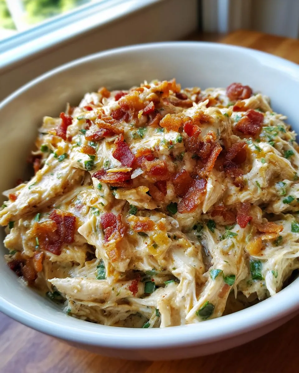 Keto Crockpot Jalapeño Popper Chicken - detail 1