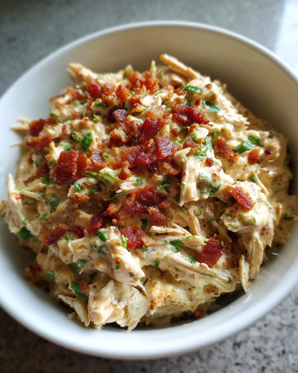 Keto Crockpot Jalapeño Popper Chicken - detail 3