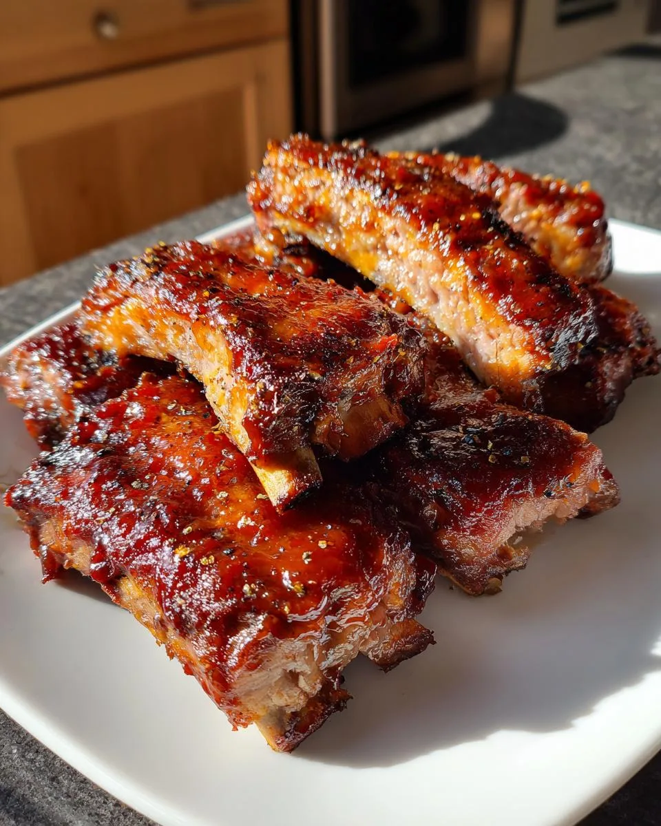 Keto Crockpot Ribs (Diet Cola Marinade - detail 1