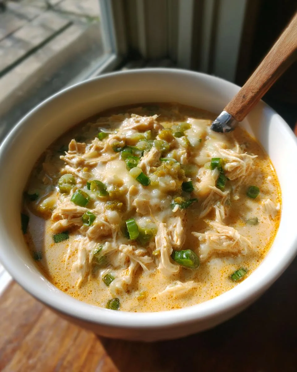 Keto Crockpot White Chicken Chili - detail 4