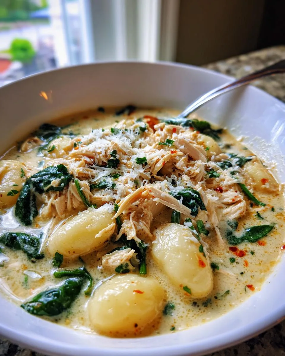 Olive Garden Chicken Gnocchi Soup - detail 4