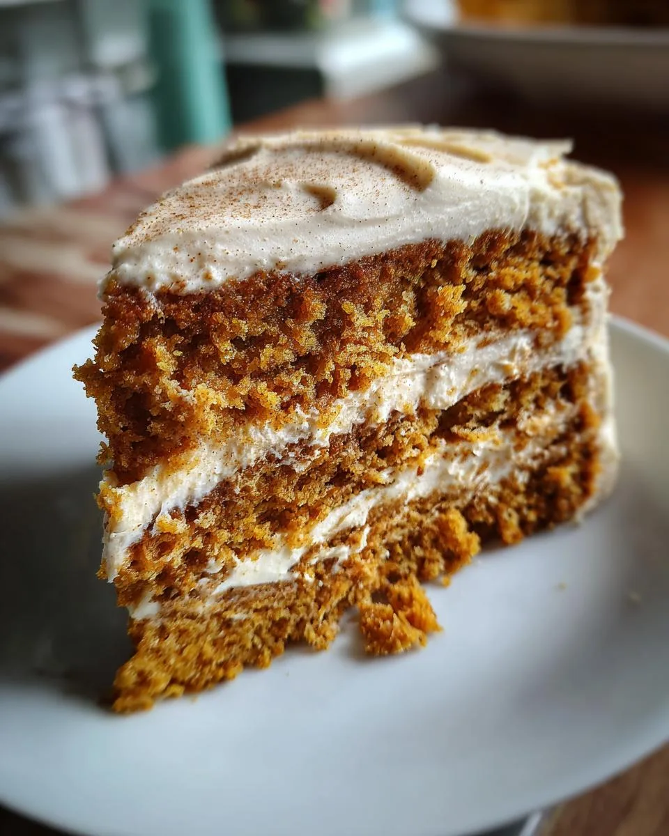 1 Perfect Pumpkin Cake with Cinnamon Cream Cheese Frosting 5 Pumpkin Cake with Cinnamon Cream Cheese Frosting - detail 1