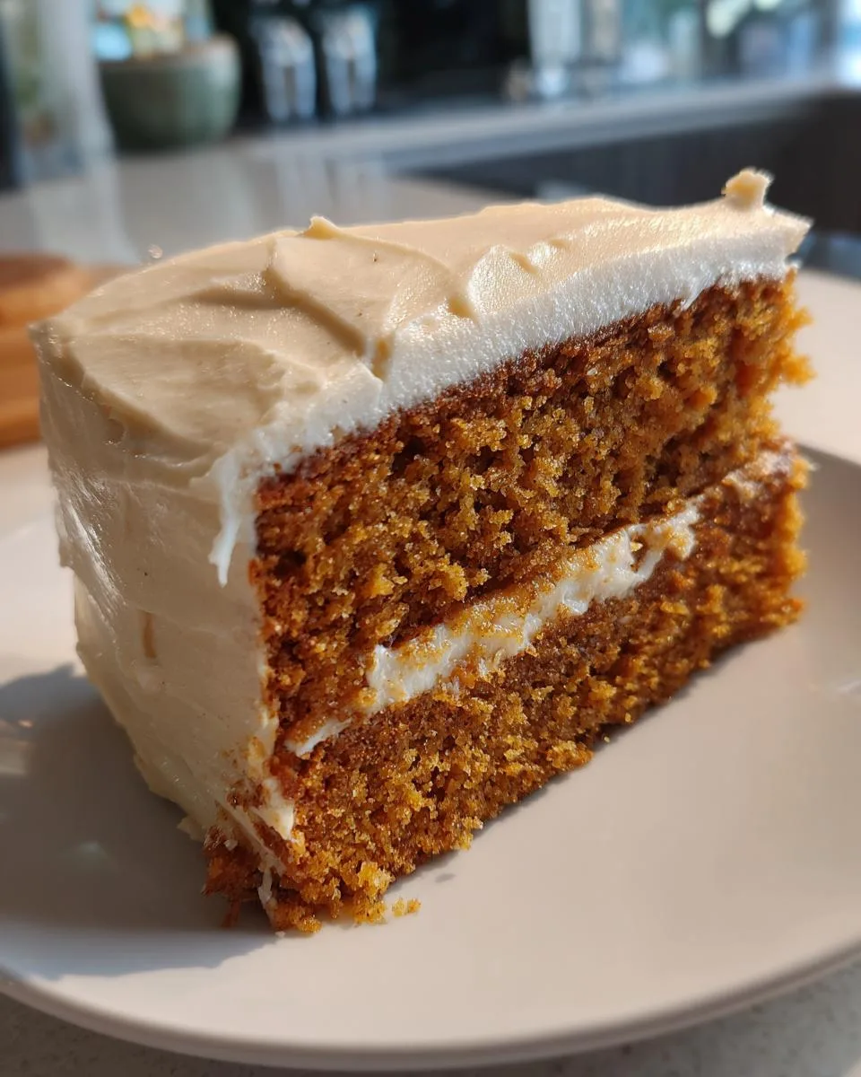 1 Perfect Pumpkin Cake with Cinnamon Cream Cheese Frosting 8 Pumpkin Cake with Cinnamon Cream Cheese Frosting - detail 4