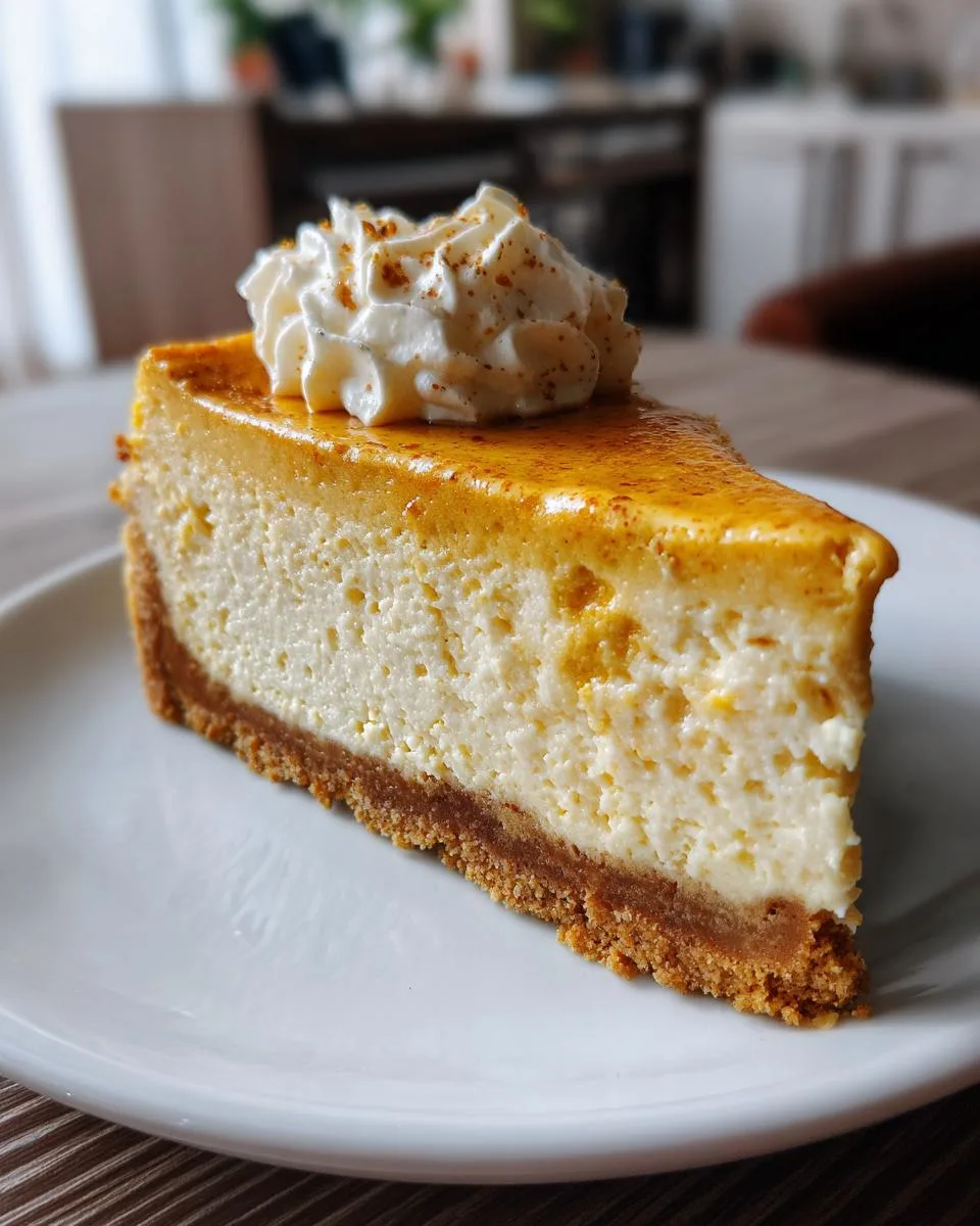 The Ultimate 5-Star Pumpkin Cheesecake You Need 6 Pumpkin Cheesecake - detail 2