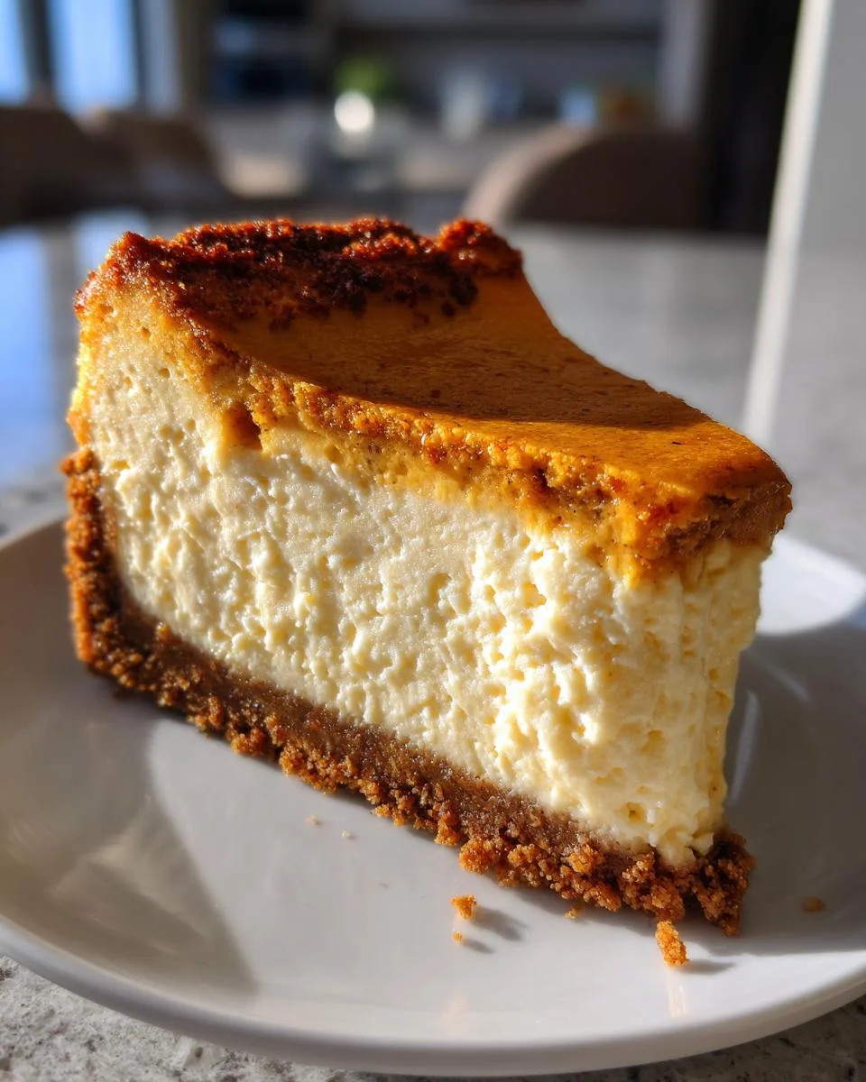 The Ultimate 5-Star Pumpkin Cheesecake You Need 7 Pumpkin Cheesecake - detail 3