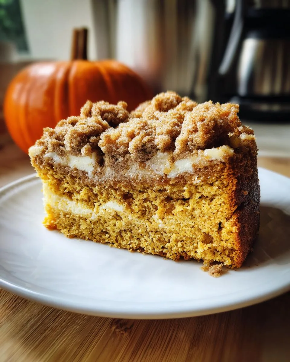 Pumpkin Sour Cream Coffee Cake - detail 1