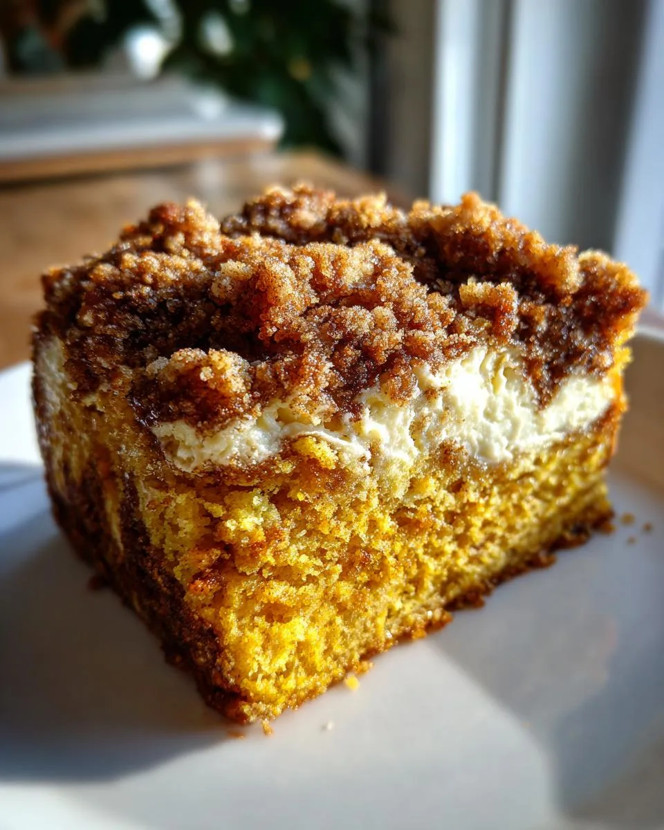 Pumpkin Sour Cream Coffee Cake - detail 2