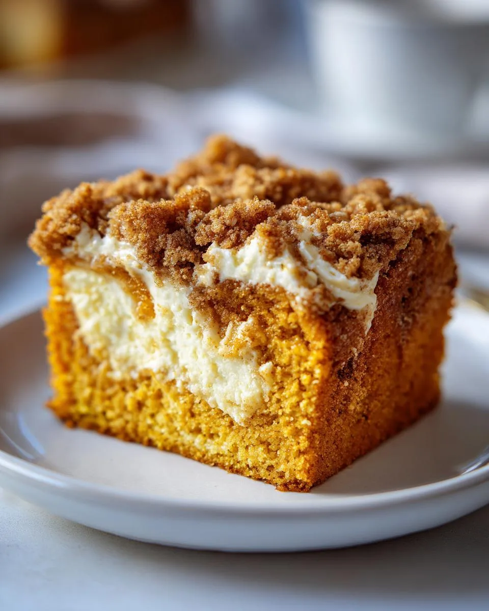 Pumpkin Sour Cream Coffee Cake - detail 4