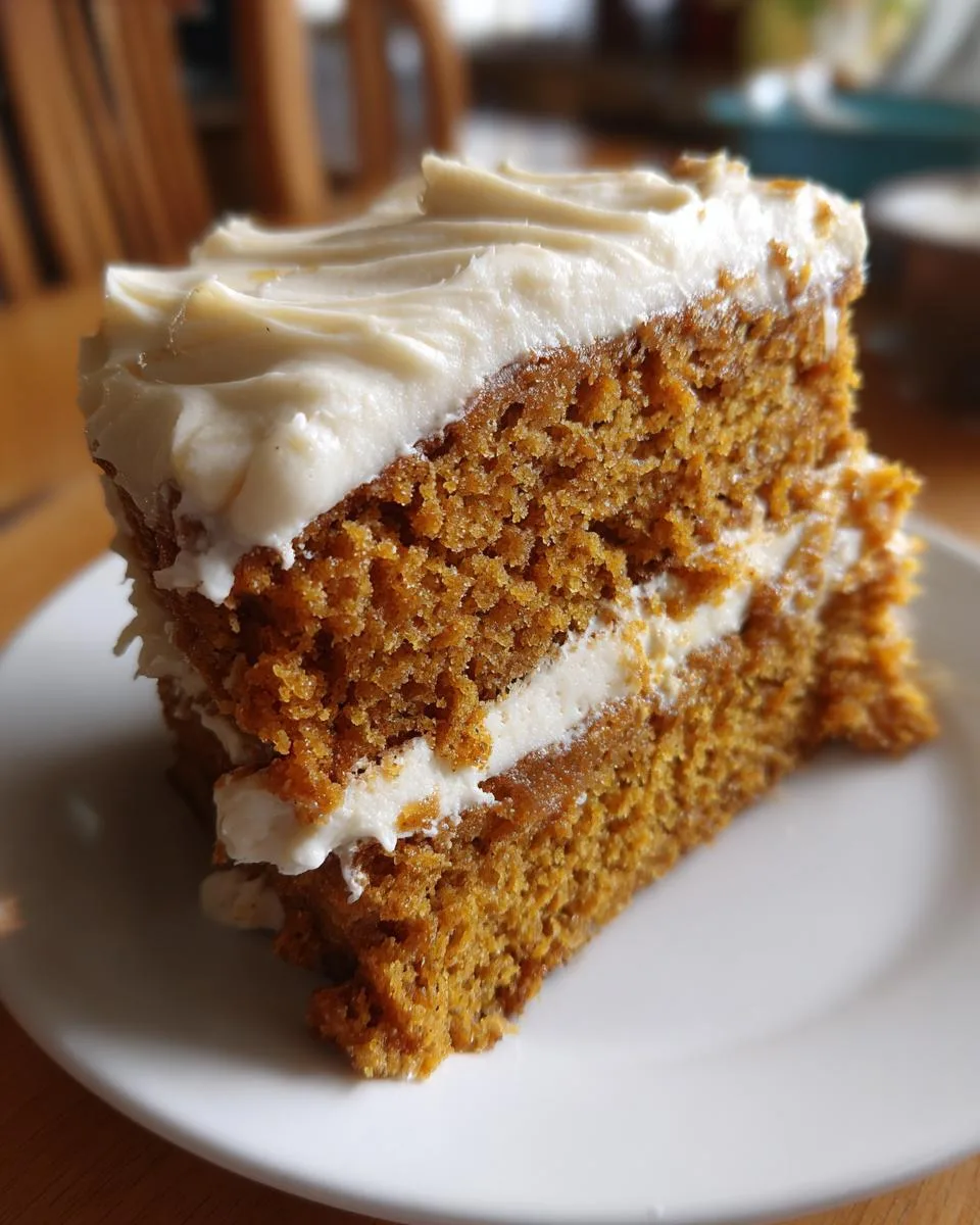 Irresistible Pumpkin Spice Cake with Brown Sugar Cream Cheese Frosting 5 Pumpkin Spice Cake with Brown Sugar Cream Cheese Frosting - detail 1