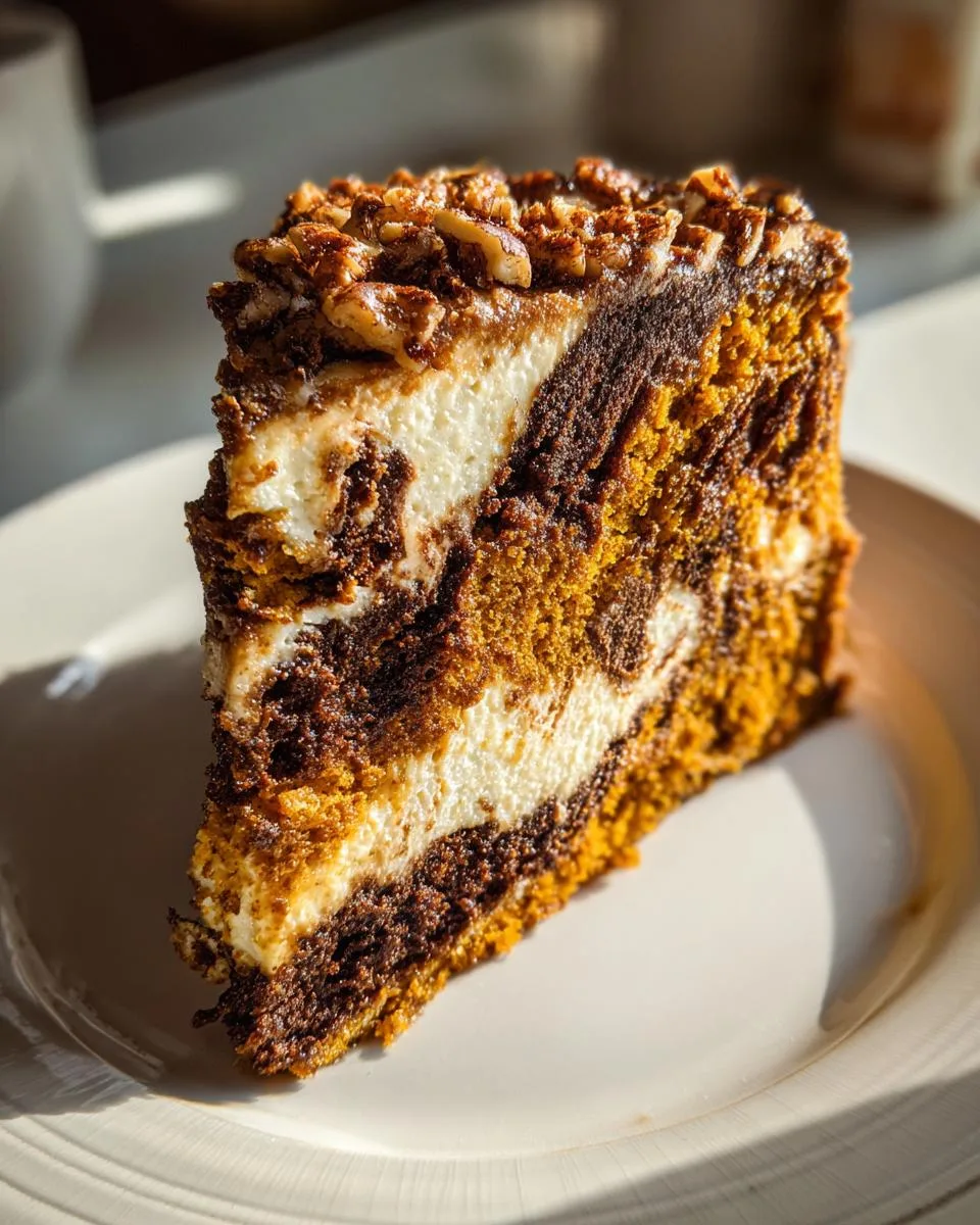 Pumpkin Spice Earthquake Cake - detail 4