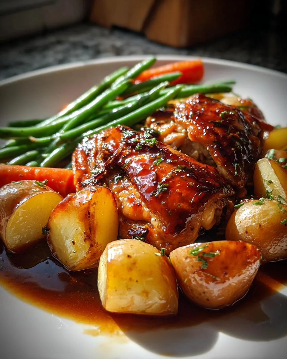 SLOW COOKER HONEY GARLIC CHICKEN AND VEGGIES - detail 4