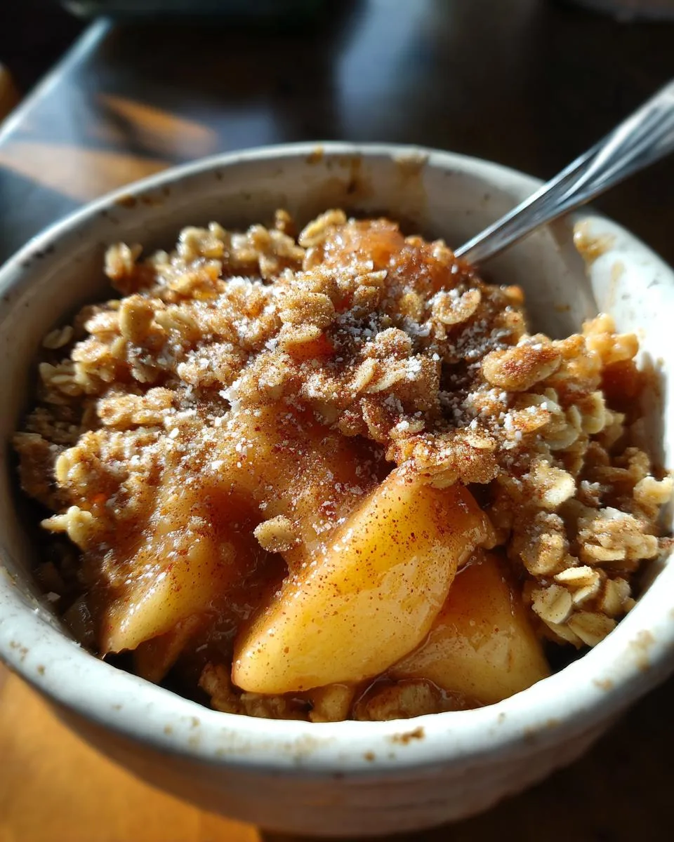 Slow Cooker Apple Crisp - detail 2