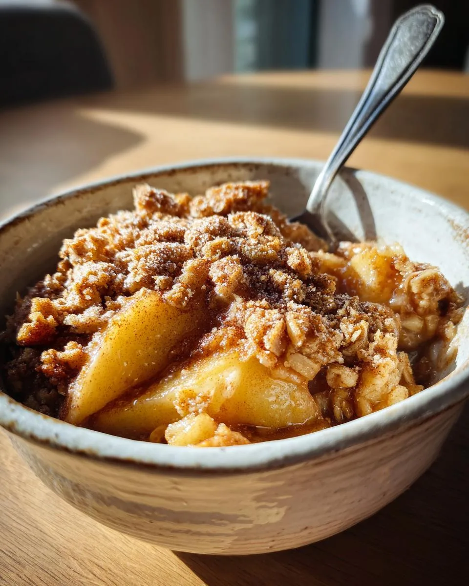 Slow Cooker Apple Crisp - detail 4