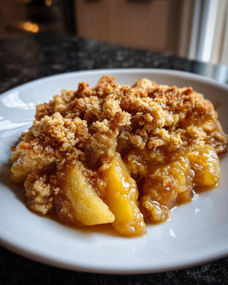 Slow Cooker Apple and Pear Cobbler: 4-Hour Dessert 8 Slow Cooker Apple and Pear Cobbler - detail 3