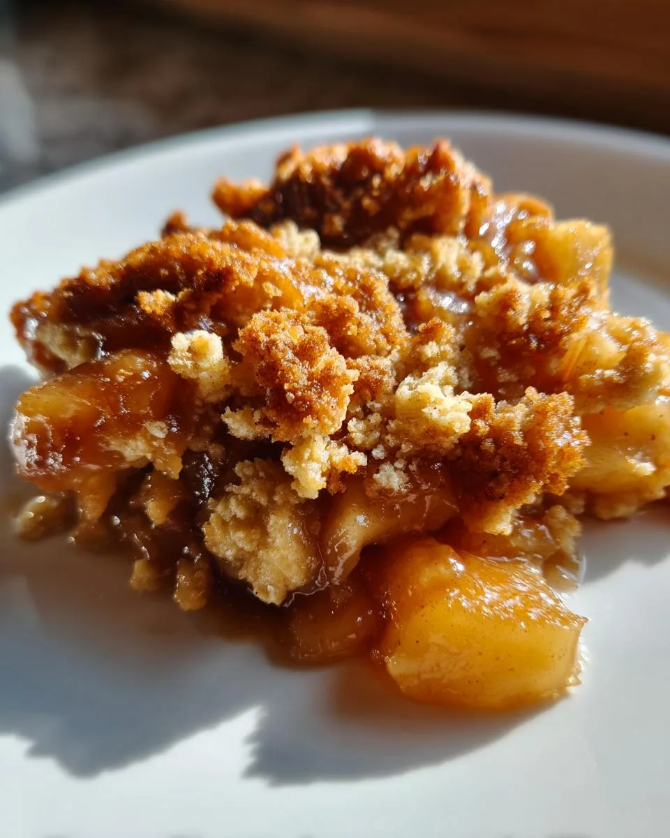 Slow Cooker Apple and Pear Cobbler: 4-Hour Dessert 9 Slow Cooker Apple and Pear Cobbler - detail 4