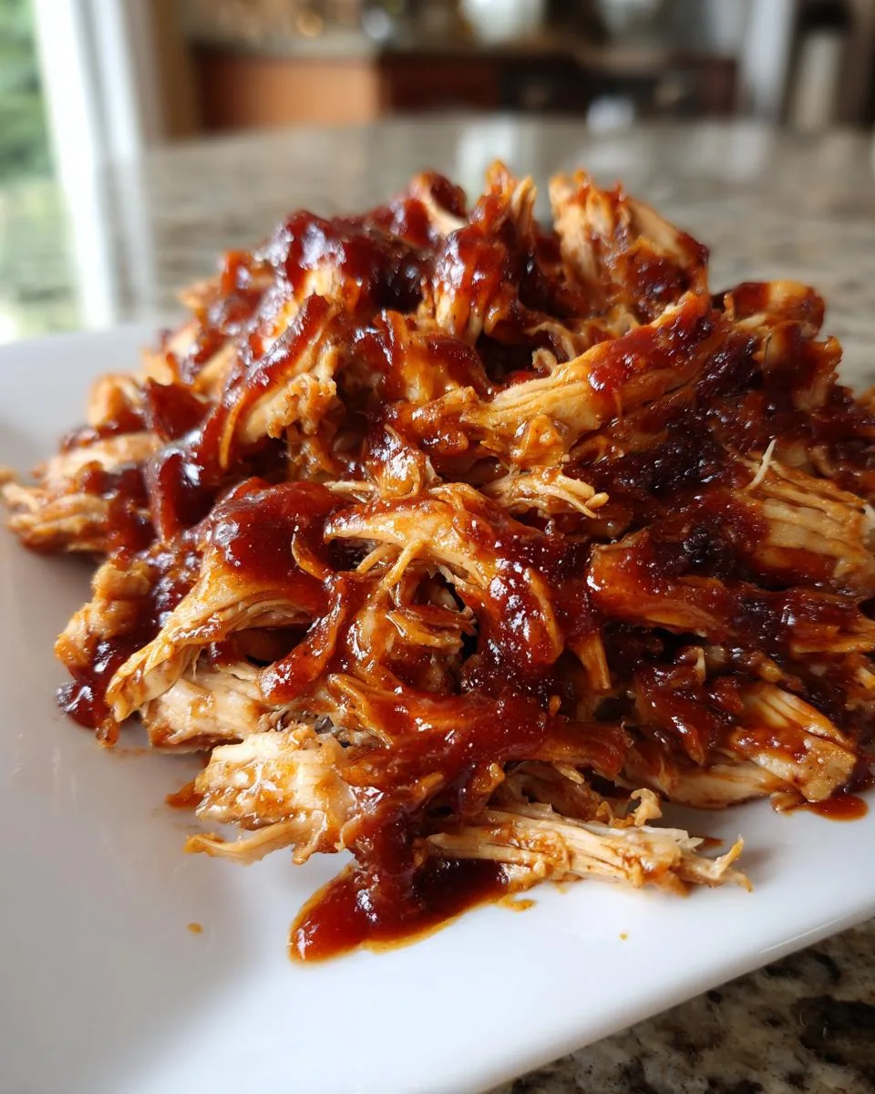 Slow Cooker BBQ Chicken Recipe (4-Ingredient Magic) 6 Slow Cooker BBQ Chicken - detail 1