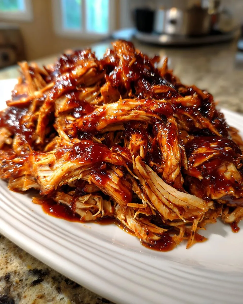 Slow Cooker BBQ Chicken Recipe (4-Ingredient Magic) 7 Slow Cooker BBQ Chicken - detail 2