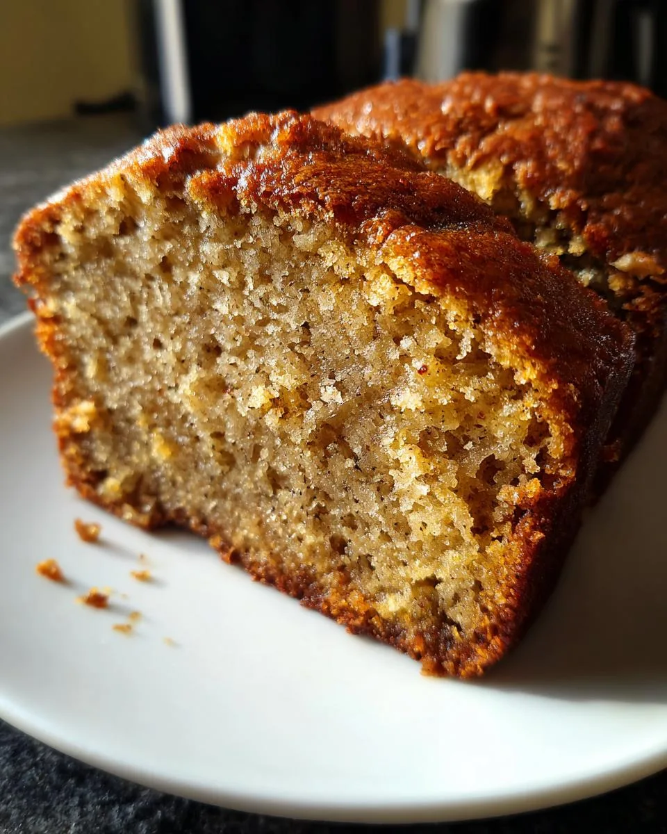 Slow Cooker Banana Bread - detail 1