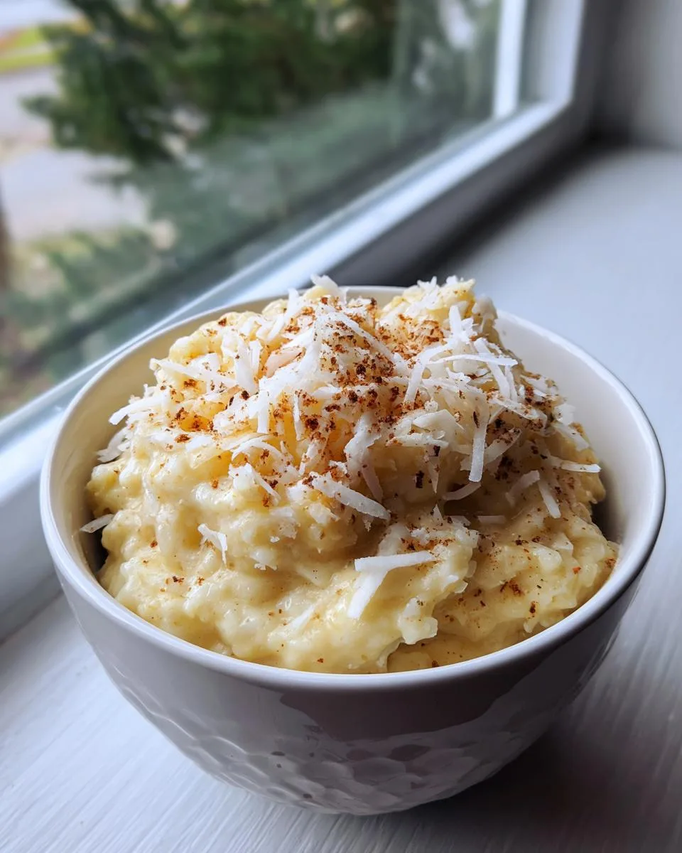 Slow Cooker Banana Coconut Pudding - detail 2