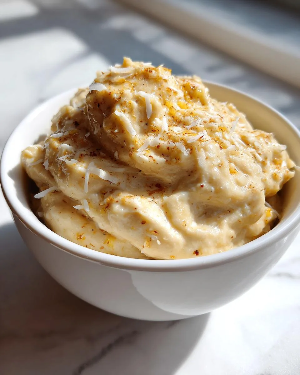 Slow Cooker Banana Coconut Pudding - detail 3