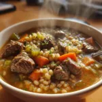 Slow Cooker Beef Barley Soup