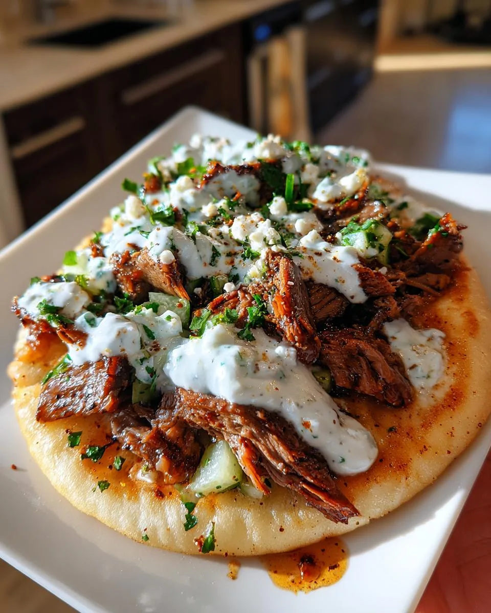 Slow Cooker Beef Gyros: 6-Hour Melt-in-Your-Mouth Magic 6 Slow Cooker Beef Gyros - detail 1