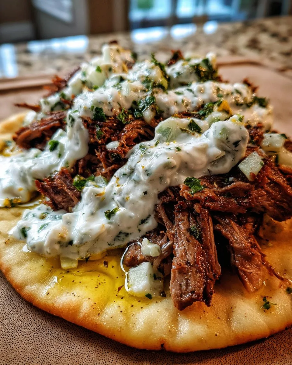 Slow Cooker Beef Gyros: 6-Hour Melt-in-Your-Mouth Magic 7 Slow Cooker Beef Gyros - detail 2