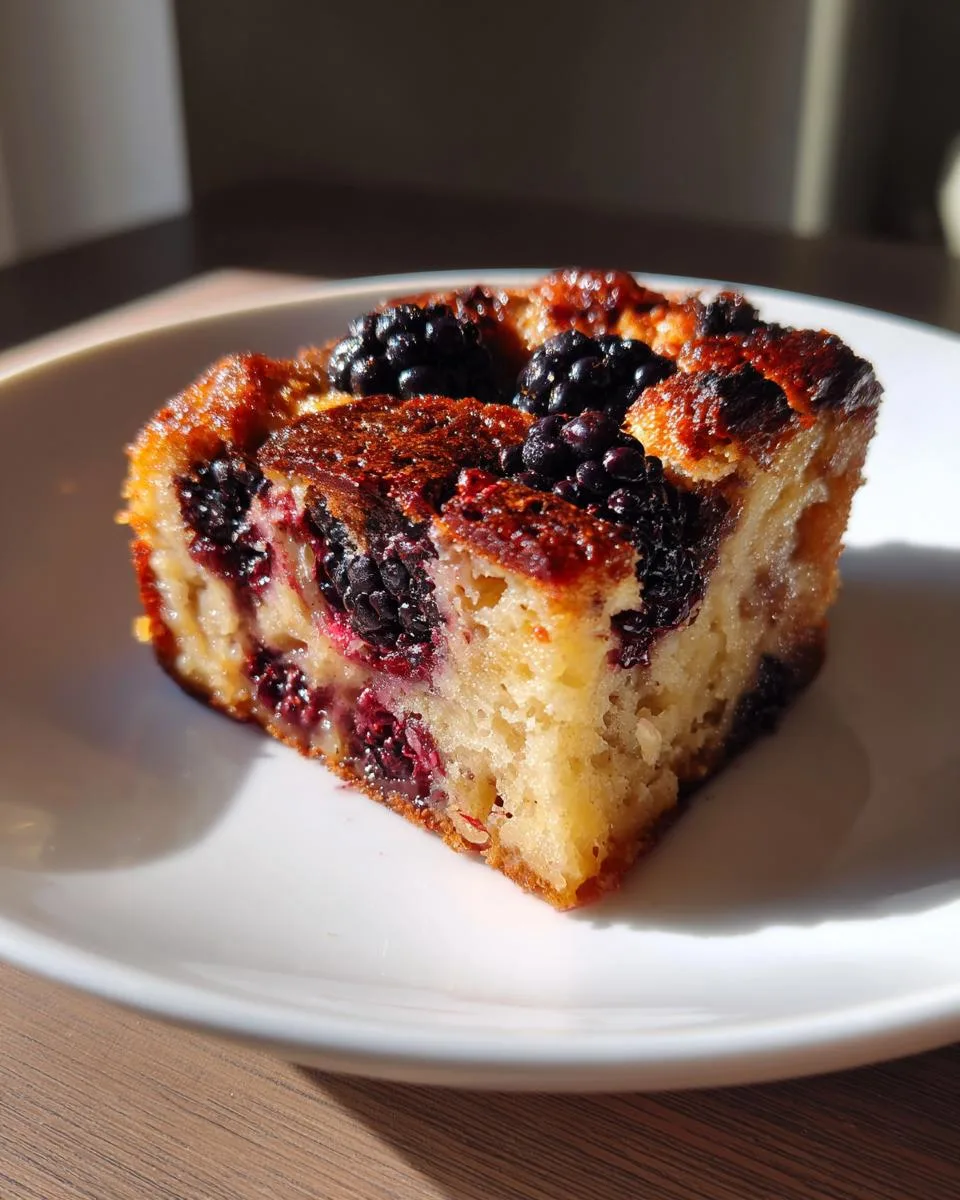 Irresistible Slow Cooker Blackberry Bread Pudding in 4 Hours 5 Slow Cooker Blackberry Bread Pudding - detail 1