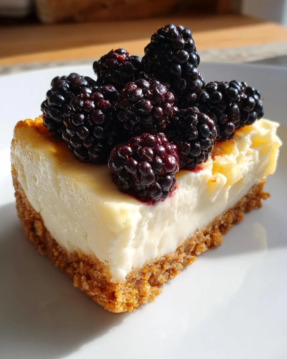 Creamy Slow Cooker Blackberry Cheesecake in 3 Easy Steps 5 Slow Cooker Blackberry Cheesecake - detail 1